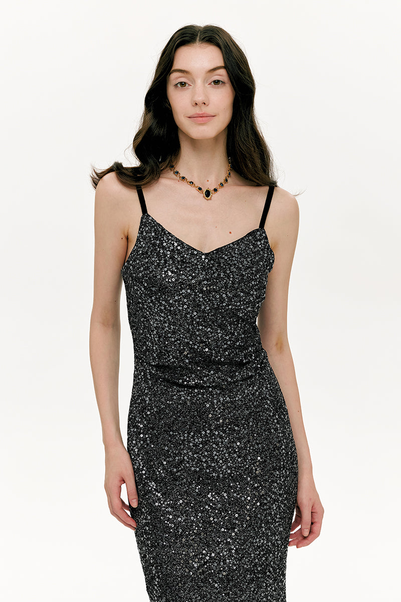 Sequin Slip Dress