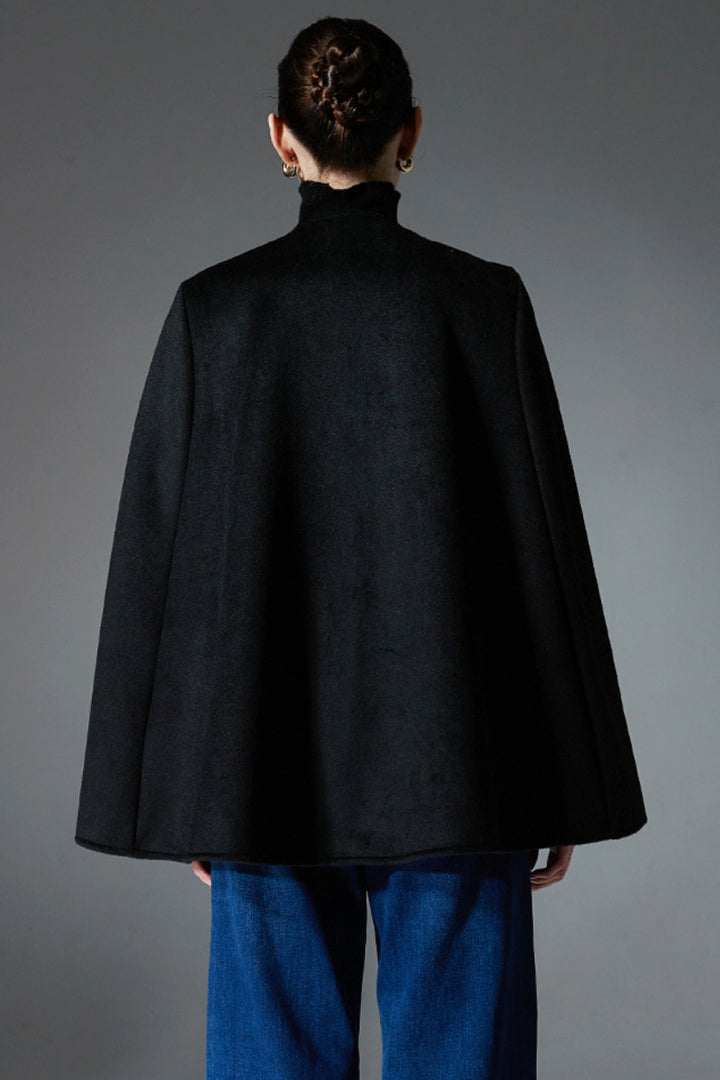 Minimalist Double-Faced Chic Cape