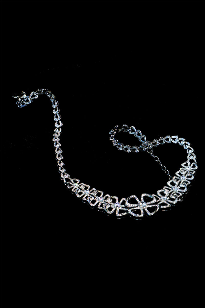 Starlit Clover Weave Necklace