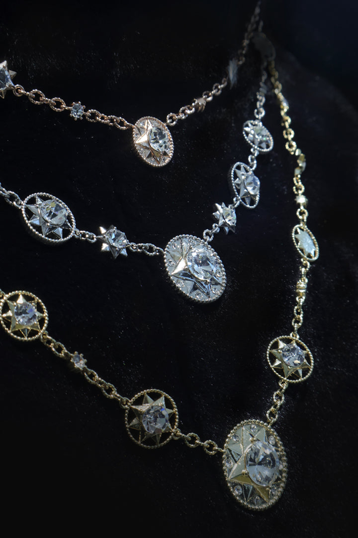 Celestial Orbit Star Necklace