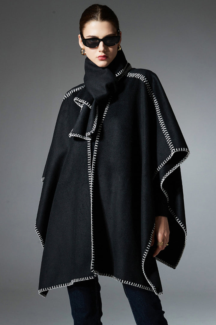 Dual-Wear Scarf Cape Set