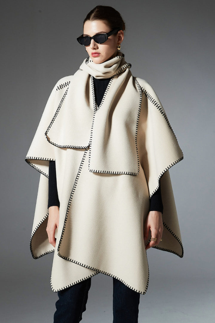Dual-Wear Scarf Cape Set