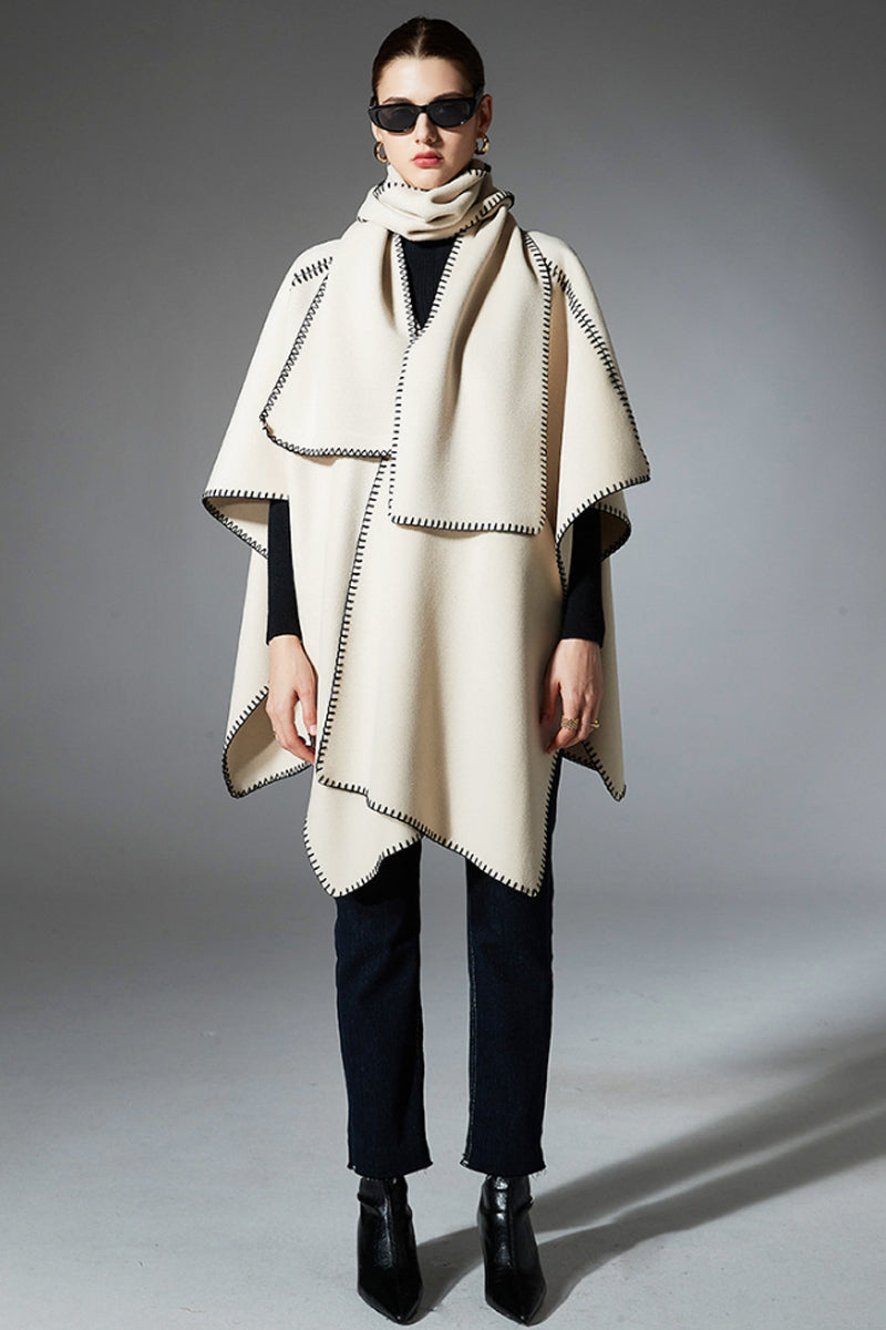 Dual-Wear Scarf Cape Set
