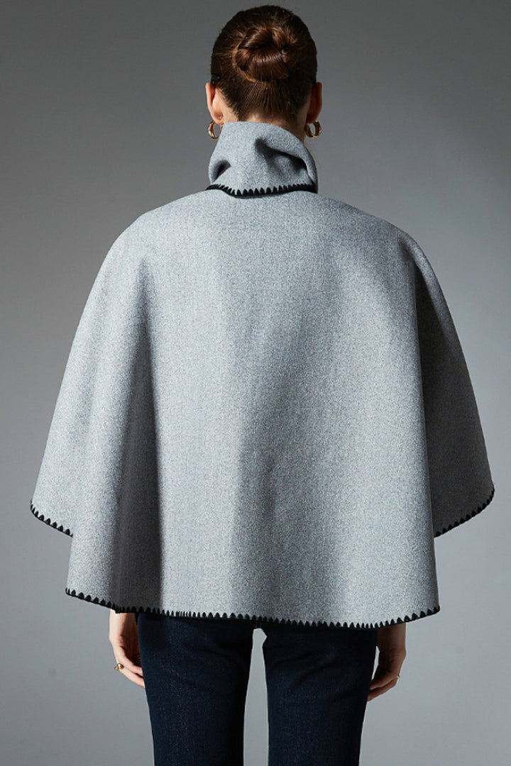 Soft Fringe Wrap Cape