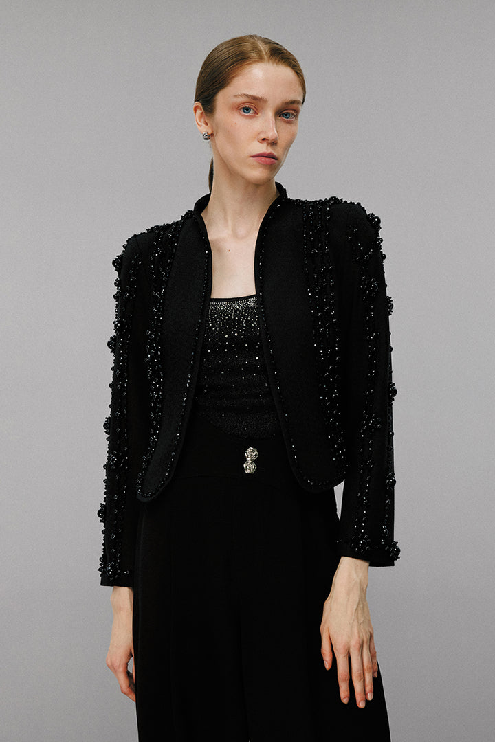 Black Embellished Blazer