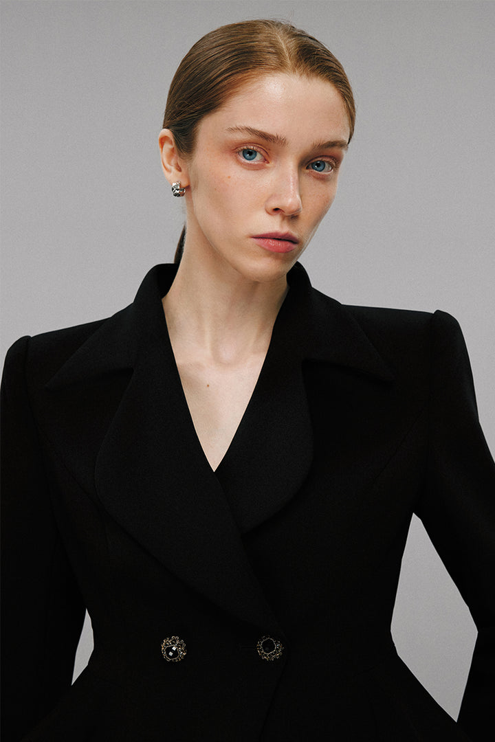 SOLELEGIA Black Tailored Blazer