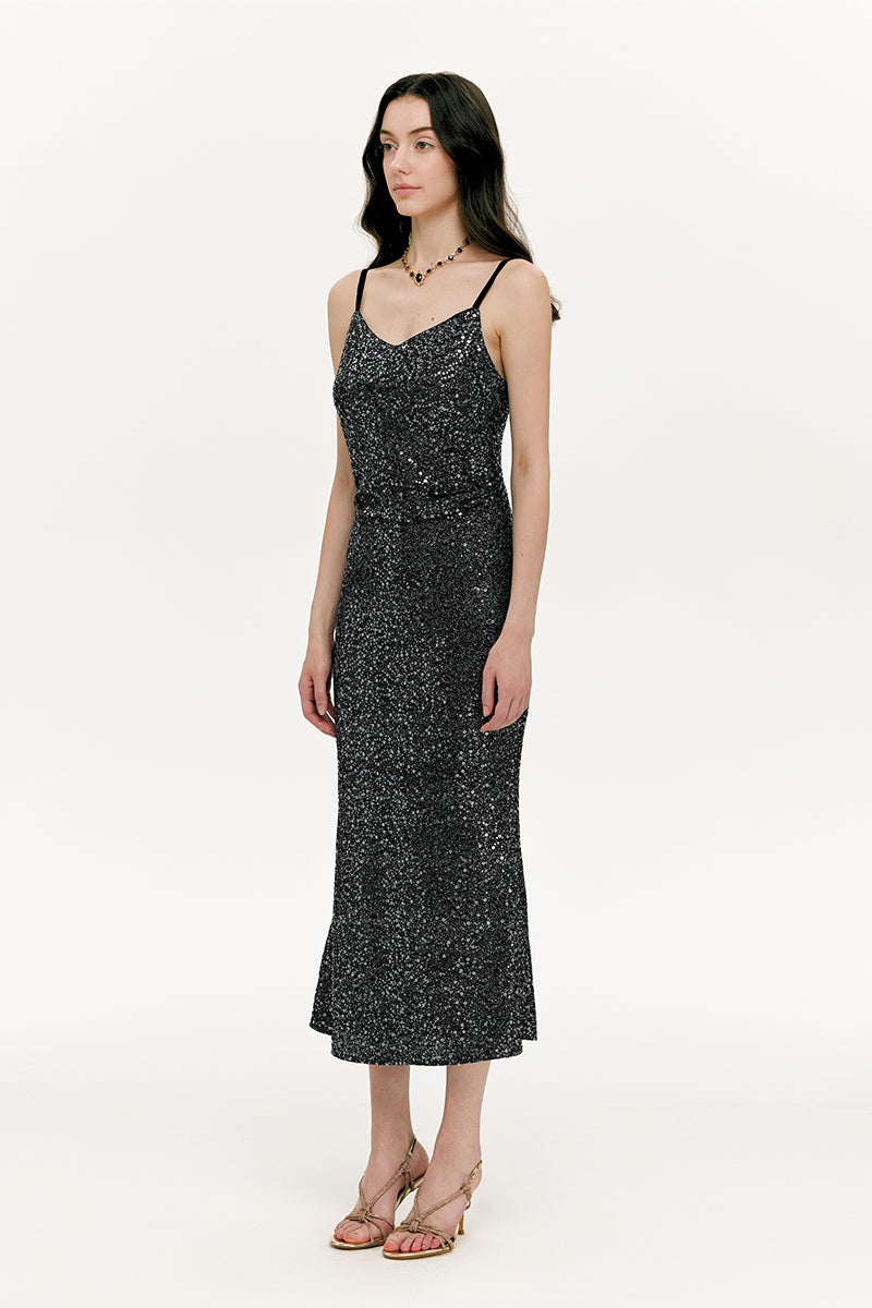 Sequin Slip Dress