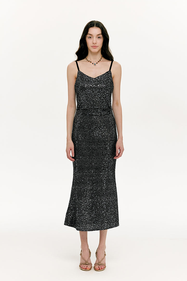 Sequin Slip Dress