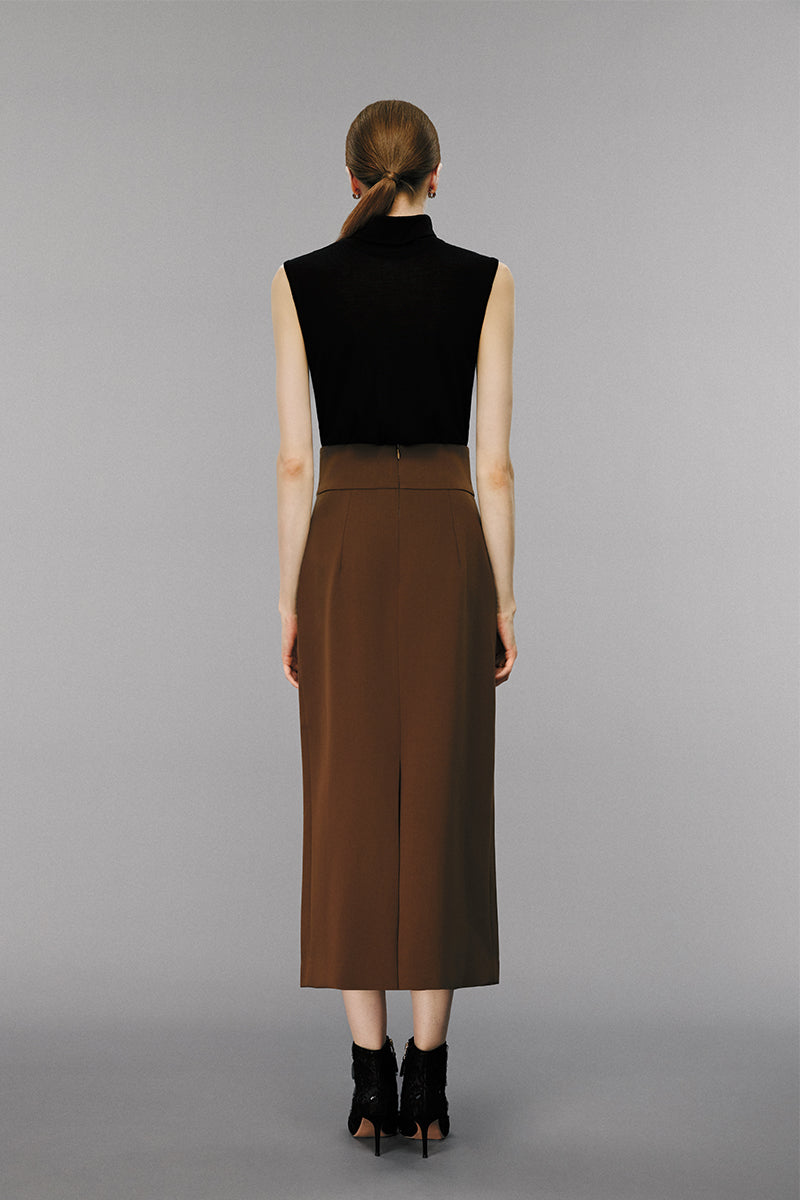 High Waist Midi Skirt