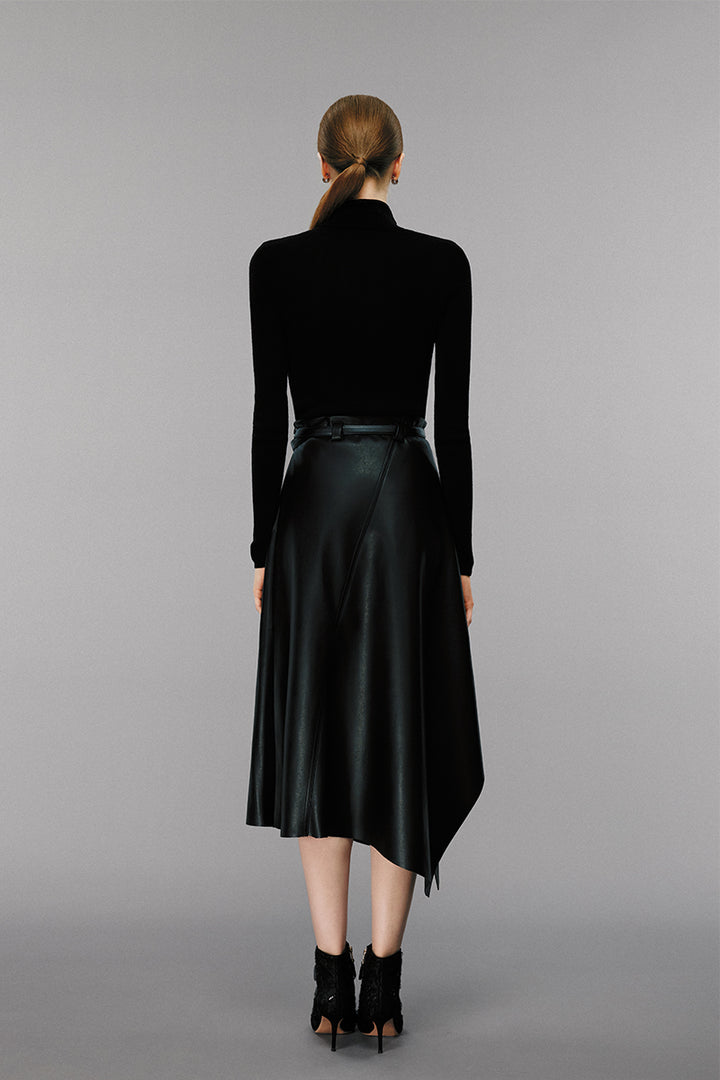 Asymmetrical Midi Skirt