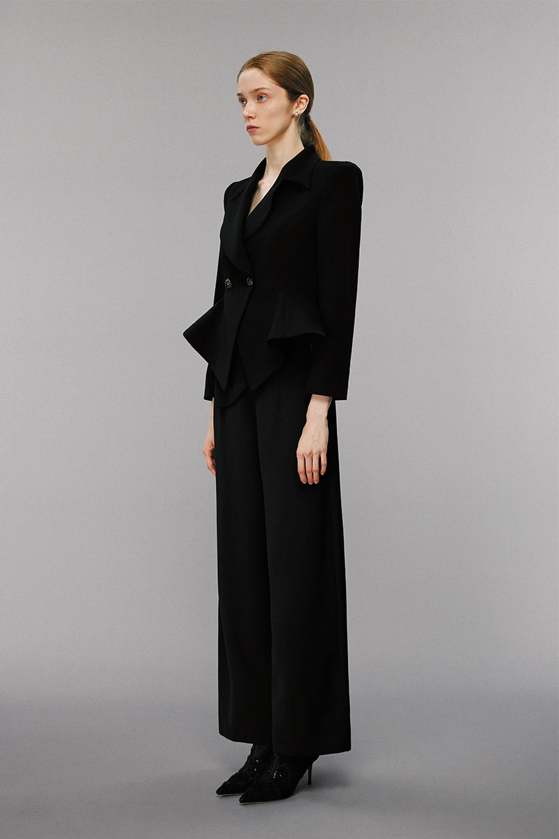 SOLELEGIA Black Tailored Blazer