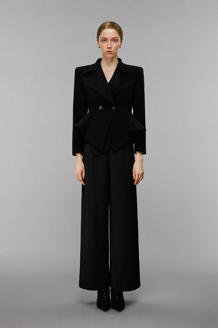 SOLELEGIA Black Tailored Blazer