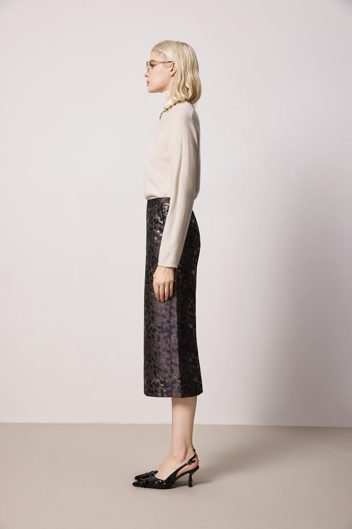 Solelegia Off-White Cashmere Turtleneck Sweater