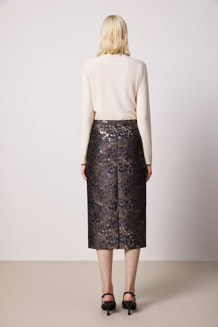 Solelegia Off-White Cashmere Turtleneck Sweater