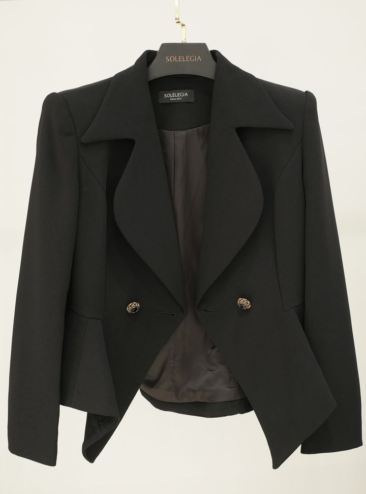 SOLELEGIA Black Tailored Blazer