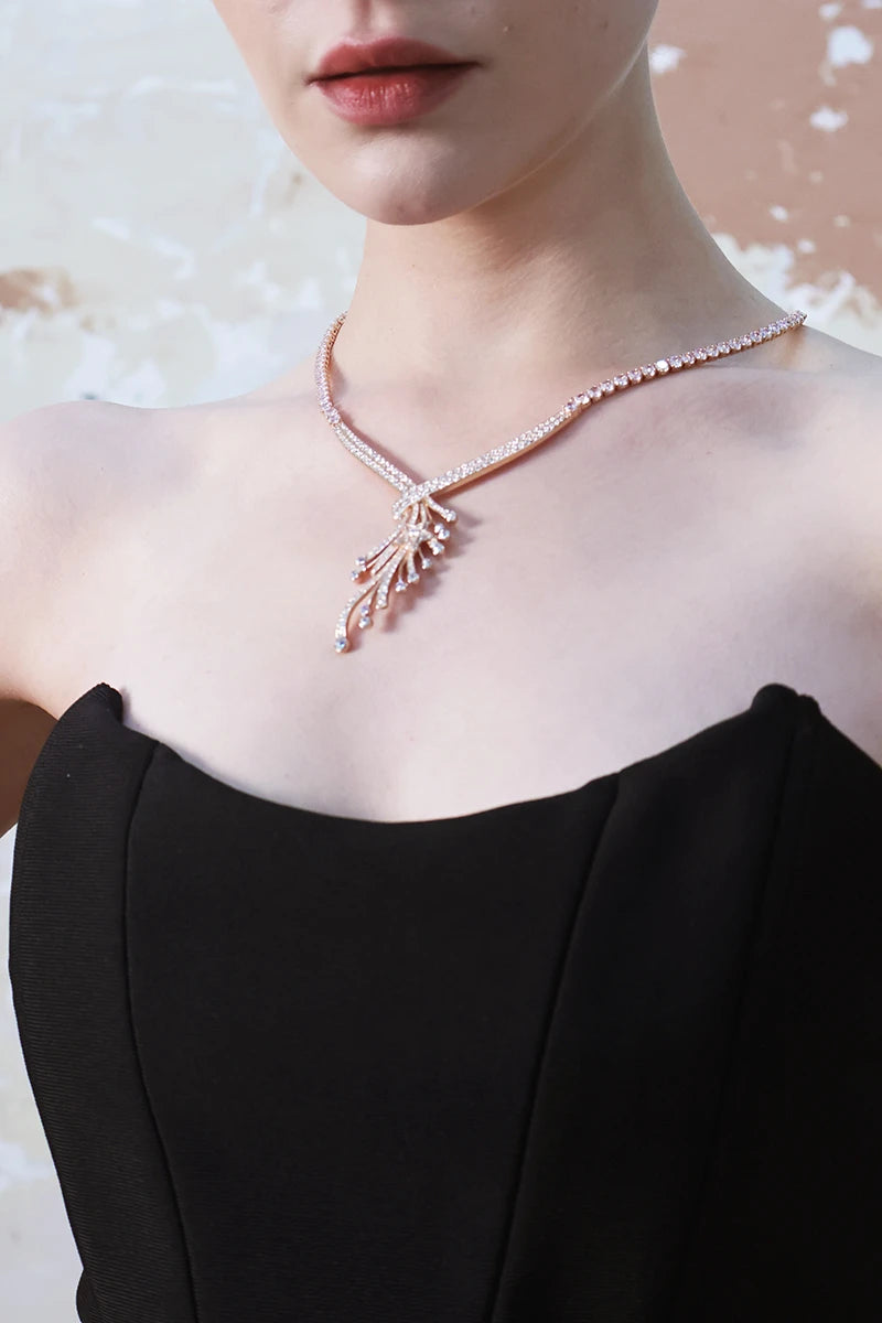 Stardrop Cascade Necklace