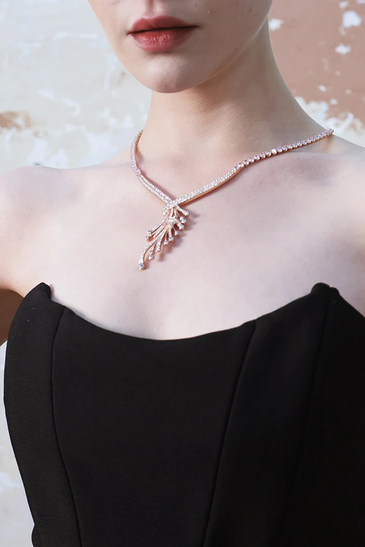 Stardrop Cascade Necklace