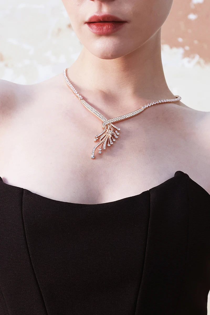 Stardrop Cascade Necklace