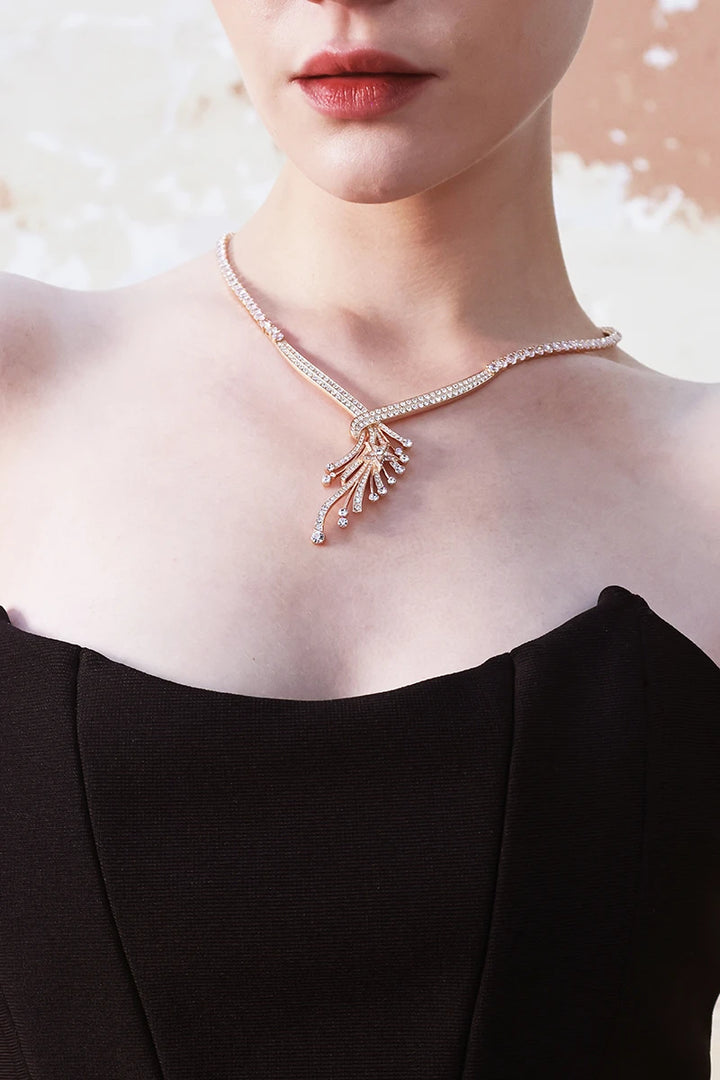 Stardrop Cascade Necklace