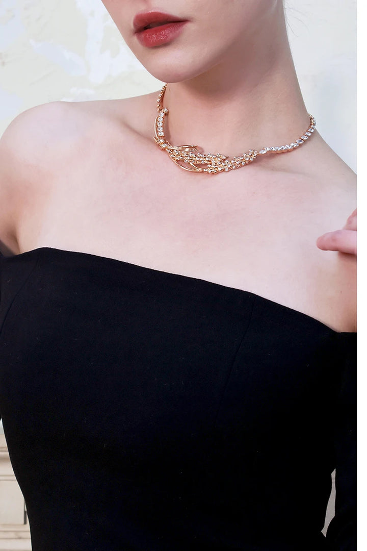 Luminous Gilded Featherfall Necklace