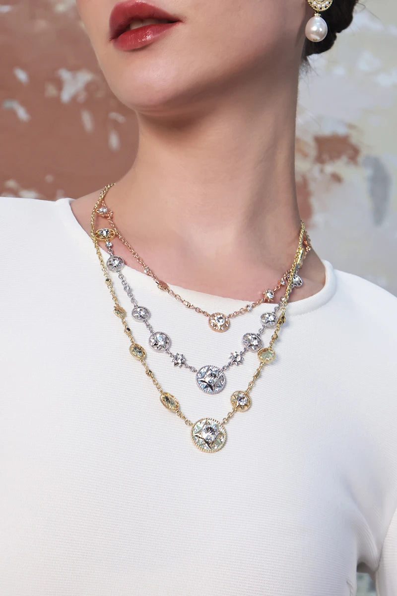 Celestial Orbit Star Necklace