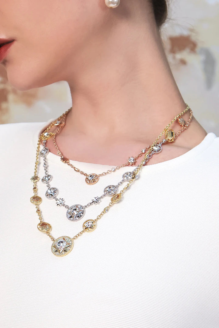 Celestial Orbit Star Necklace